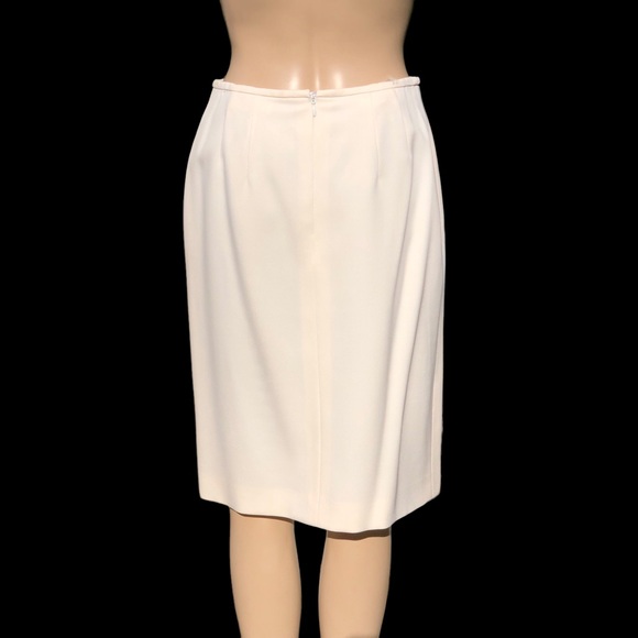ESCADA ivory colored skirt suit Sz 4 GR 34 - Picture 14 of 15